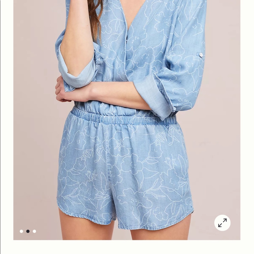 Cloth and Stone Jean romper!